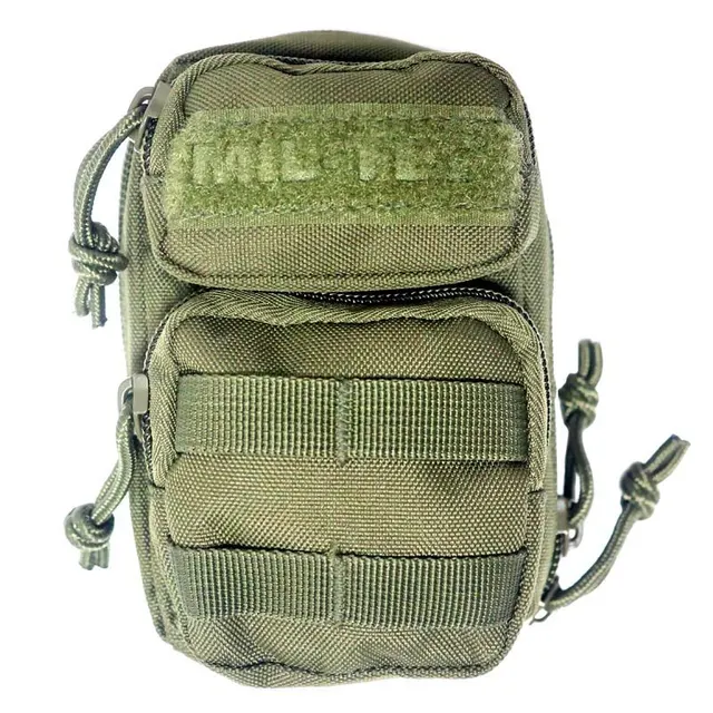 POUCH MULTIUSOS MIL-TEC MINI C/MOLLE DELANTERO VERDE OD