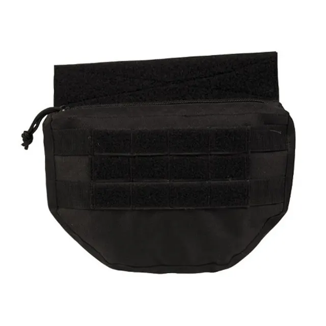 RIÑONERA PARA PORTA PLACAS MIL-TEC DROP-DOWN NEGRO