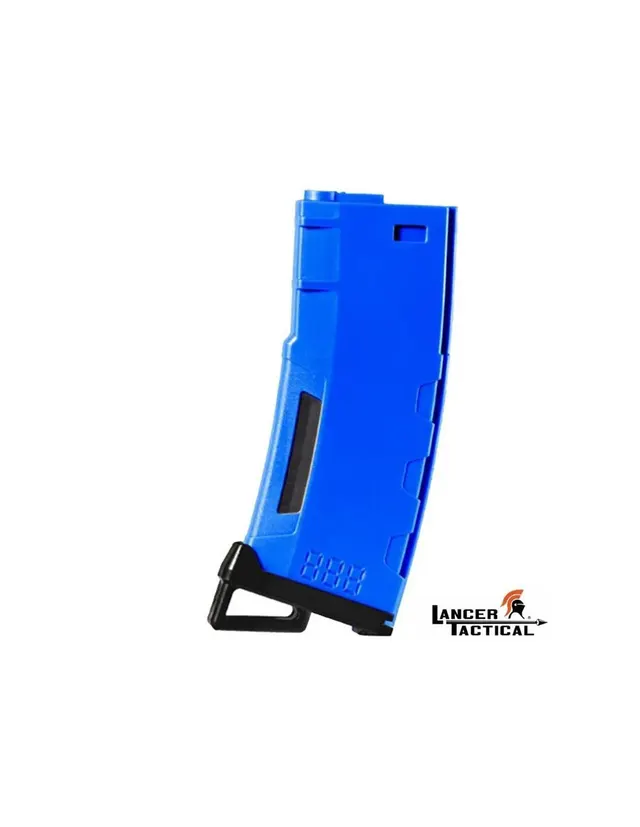 CARGADOR LANCER TACTICAL M4 DE 130 BOLAS -  AZUL