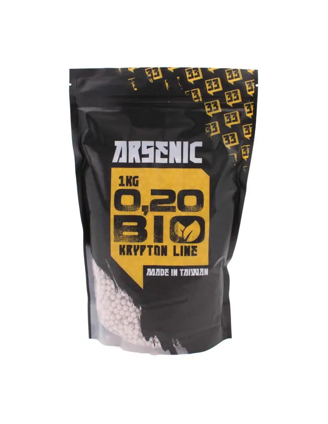 Bolas biodegradables Krypton BIO 0,20 g 1 kg - Arsenic