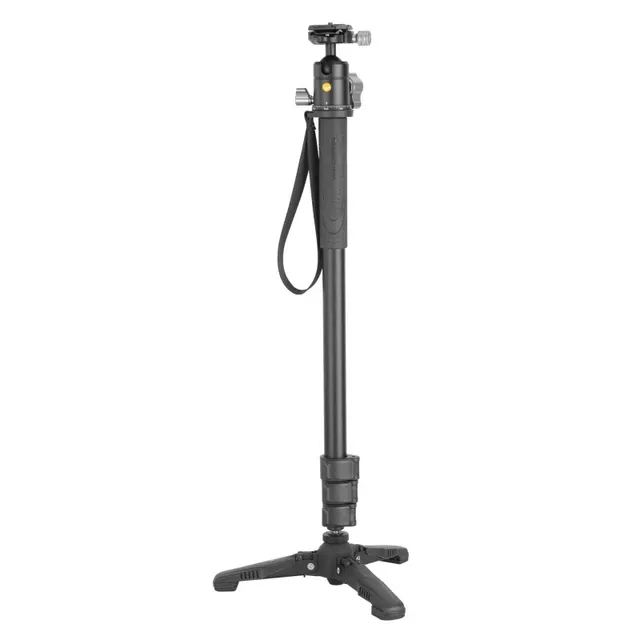Vanguard Vesta AM-234TRB - Monopie de aluminio, con pie triple