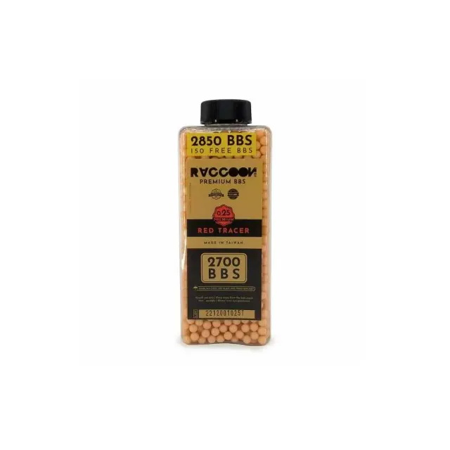 Bolas trazadoras 0,25 g rojas Premium Raccoon