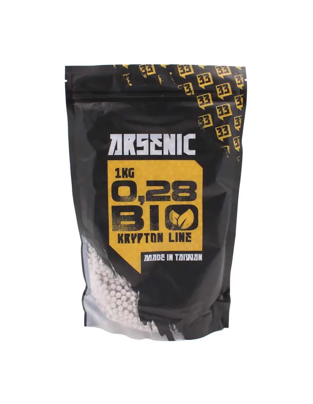 Bolas Krypton BIO 0,28 g 6 mm 1 kg blancas - Arsenic