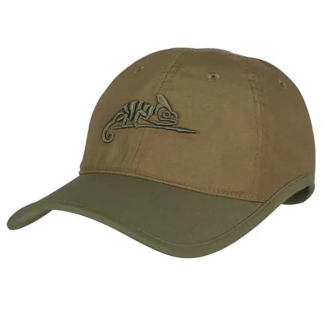 GORRA BEISBOL HELIKON-TEX CON LOGOTIPO COYOTE/VERDE OD
