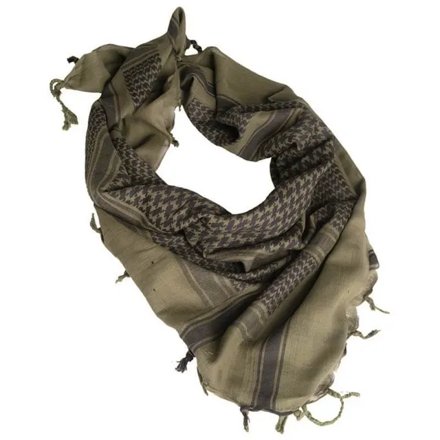 PAÑUELO TACTICO MIL-TEC PALESTINO SHEMAGH VERDE OD/NEGRO