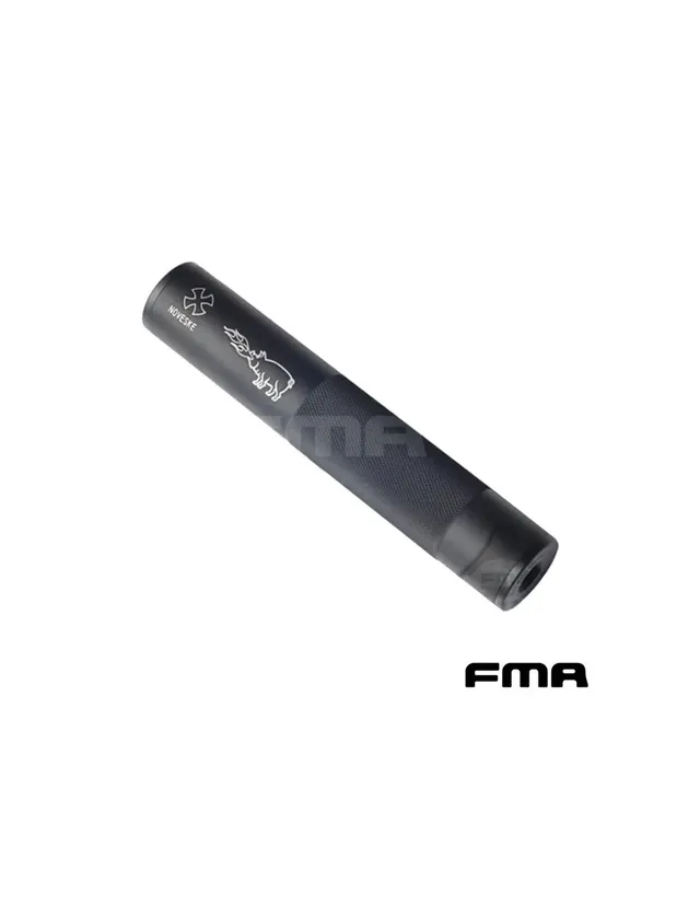 SILENCIADOR FMA NOVESKE LARGO 198MM NEGRO