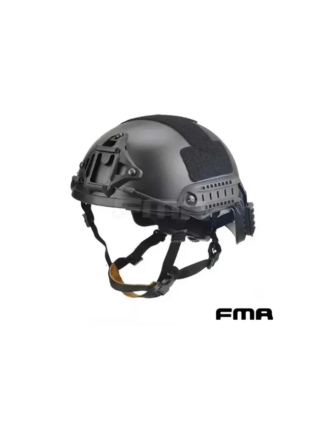 CASCO BALLISTIC CUT XP CON AJUSTE RÁPIDO FMA NEGRO