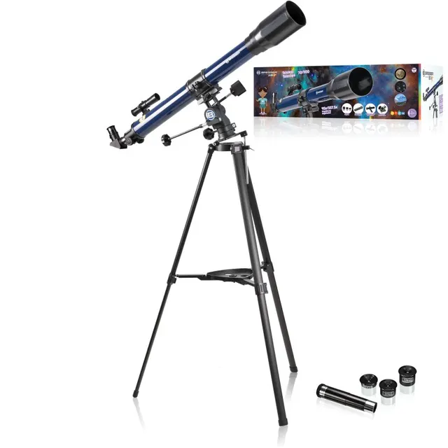BRESSER JUNIOR Telescopio Refractor 70/900 EL