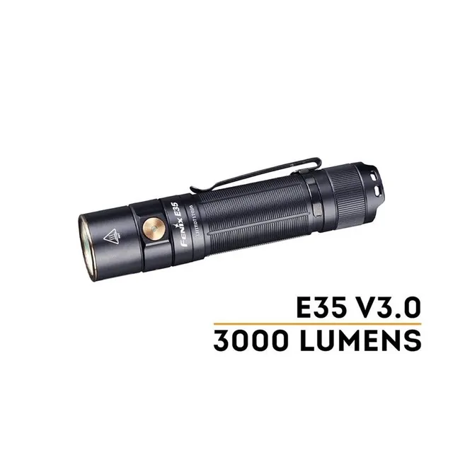 Linterna Tactica 3000 Lumenes Fenix E35-V3.0 Incluye Bateria Recargable