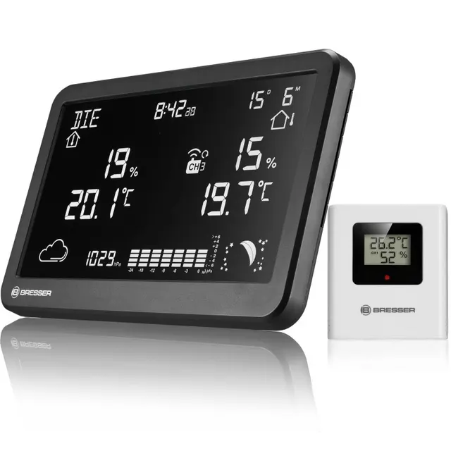 Estación Meteorológica Inalámbrica BRESSER MeteoTemp TBH