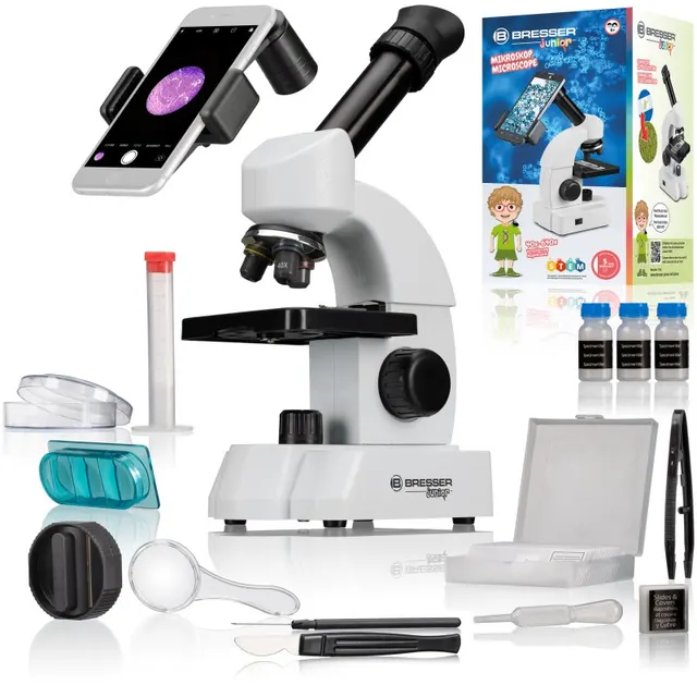 Microscopio BRESSER JUNIOR con 40x-640 aumentos
