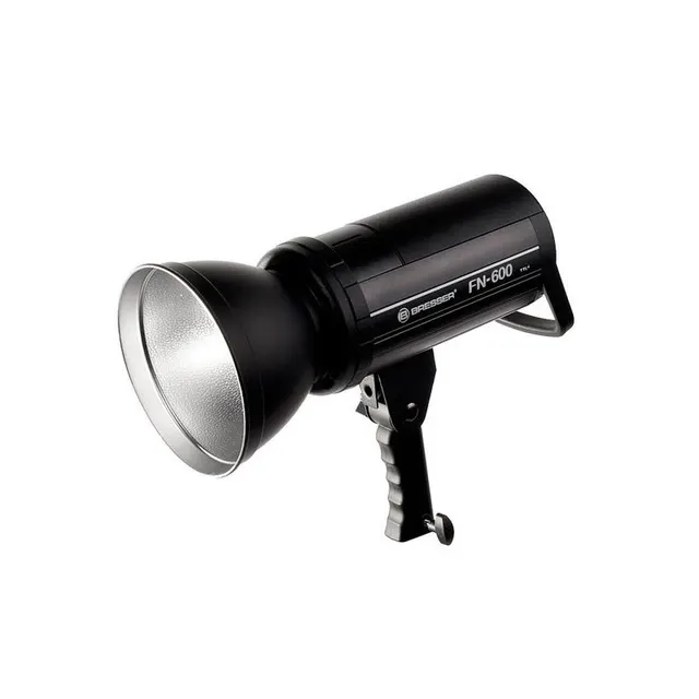 Flash de Estudio BRESSER FN-600 Studioblitz con Función TTL para Nikon + Acumulador