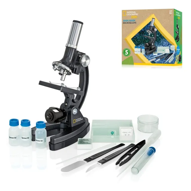 NATIONAL GEOGRAPHIC 300x-1200x Microscopio