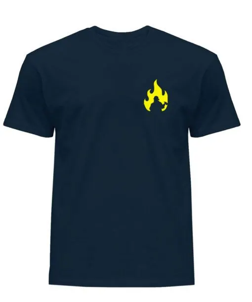 Camiseta Bomberos Llama de Fuego