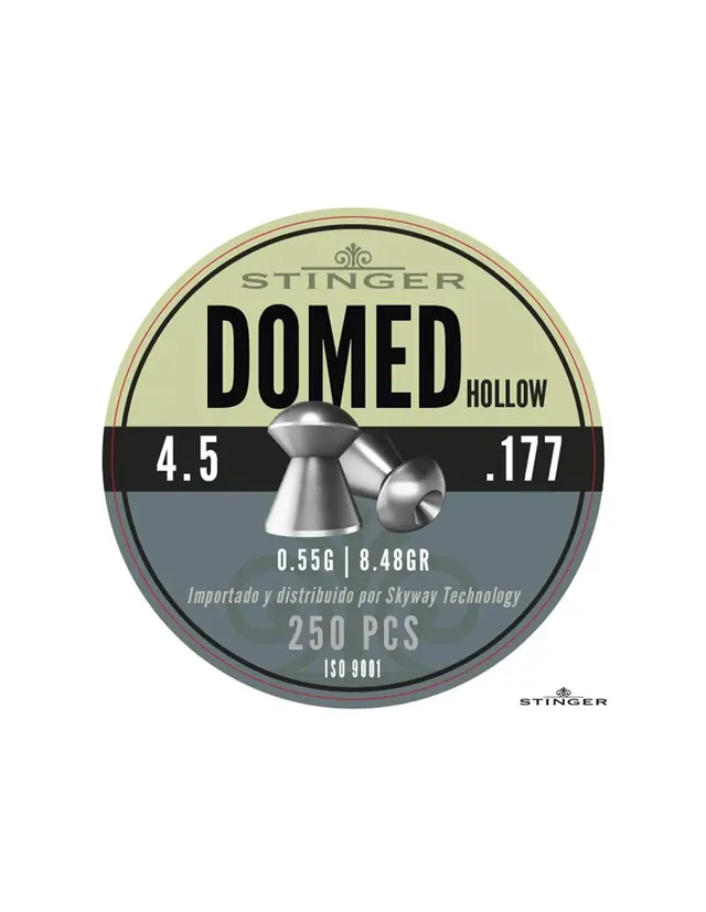 Stinger Domed Hollow 4,5mm 0,5 Gr (250 unidades)
