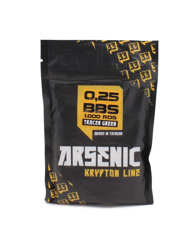 Bolas trazadoras Krypton BIO 0.25g 6mm 1000 uds - Arsenic