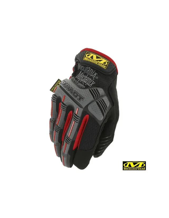GUANTES MECHANIX M-PACT NEGRO/ROJO
