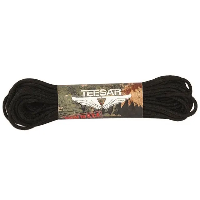 CUERDA MULTIUSOS MIL-TEC US 50FT PARACORD NEGRO