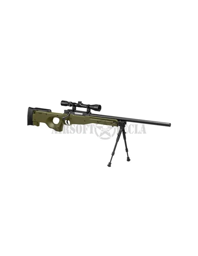 Francotirador L96 OD Upgraded con Mira y Bipode - SAIGO