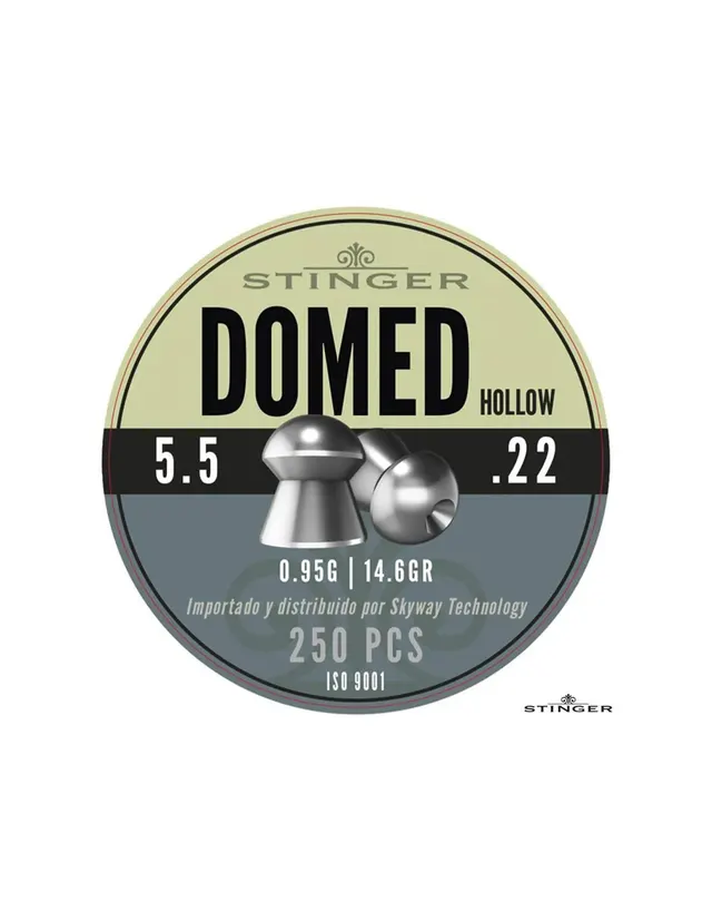 Stinger Domed Hollow 5,5 mm 0,95 gr - Pack 250 Balines