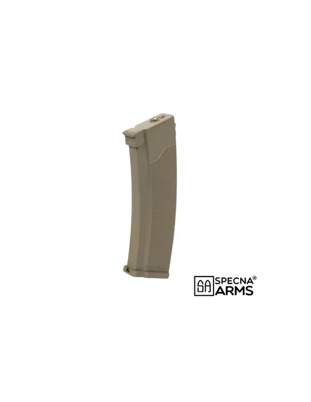 Cargador Mid-Cap S-Mag 175 BBs para serie J / AK color canela – Specna Arms