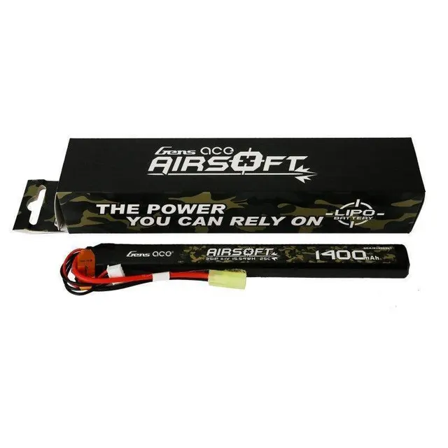 LIPO 11.1V 1400MAH 25C 3S1P TAMIYA GENS ACE