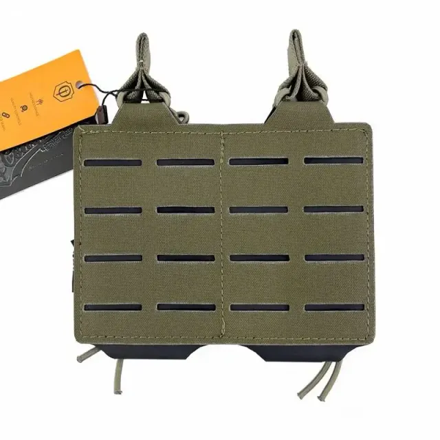 Pouch portacargador doble rifle verde RG laser cut Conquer