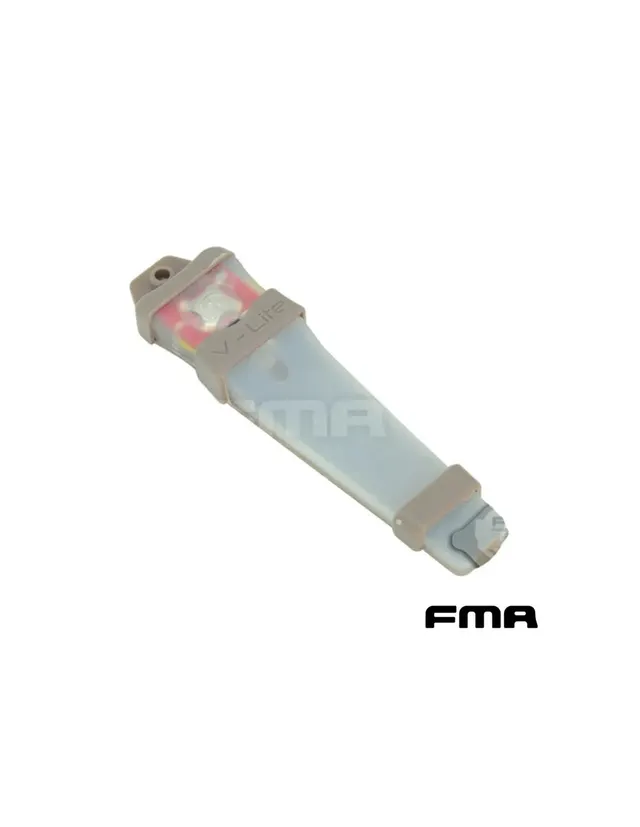 LUZ TACTICA FMA VELCRO ROJA ESTILO-V