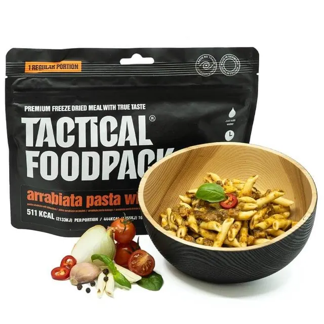 COMIDA TACTICAL FOODPACK PASTA ARRABBIATA CON POLLO
