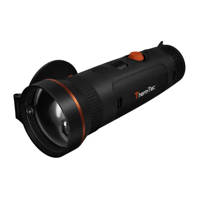 Monocular térmico ThermTec Wild 650DL Pro con doble lente y telémetro láser (25 ~ 50 mm)