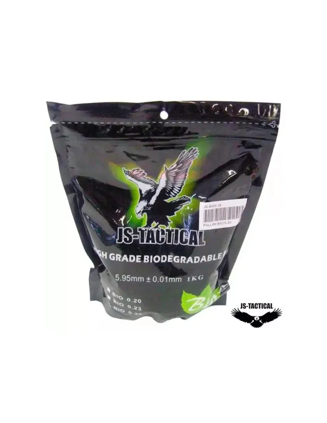 BOLAS 0.25G BIODEGRADABLES - JS-TACTICAL