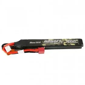 gens ace batteria li-po 11,1v 1500mah 25c doppia 2+1 attacco deans