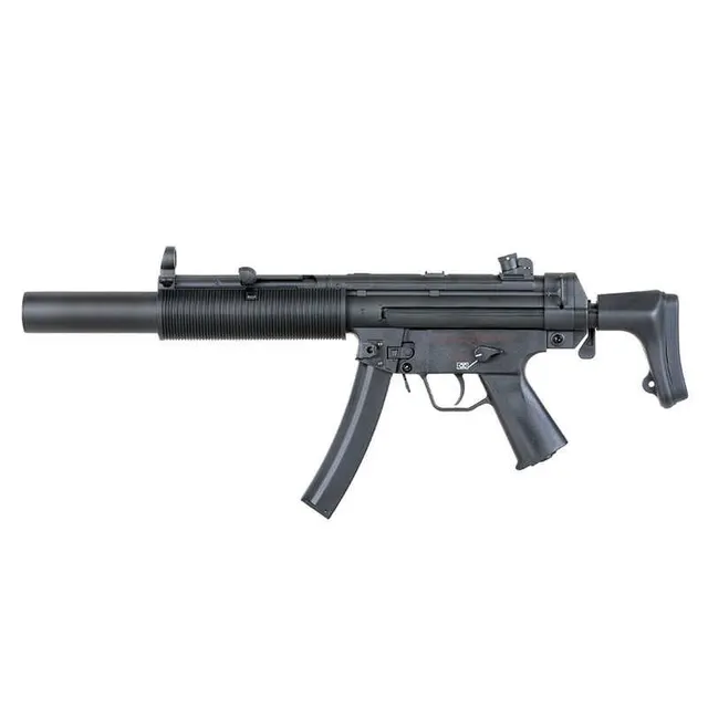 REPLICA AEG MP5 CYMA CM041 SD6 BLUE EDITION NEGRA