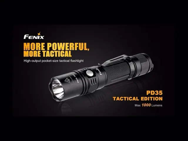Linterna Led Fénix Pd35 1000 Lumens Y 6 Modos