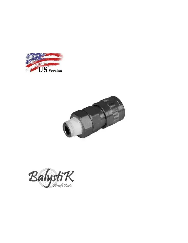 Acoplador BalystiK HPA con rosca macho 1/8 NPT - US