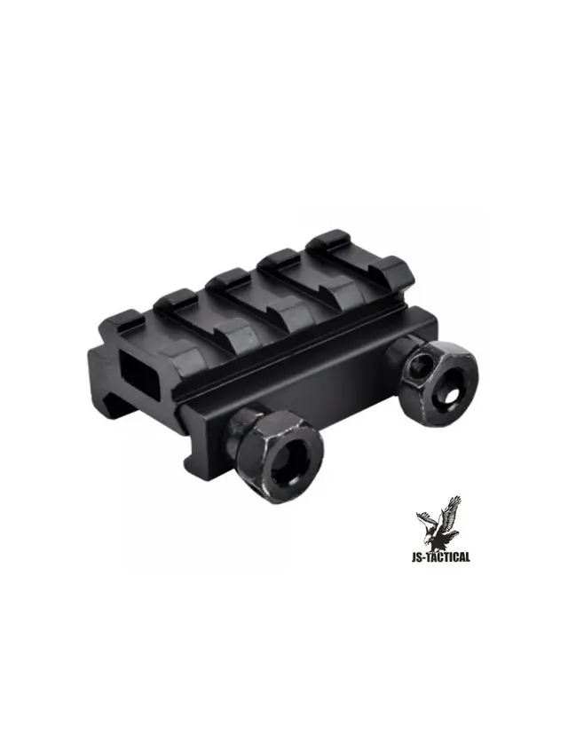 RAÍL DE 4 RANURAS ELEVARIS DE 1/2 PULGADAS - JS TACTICAL