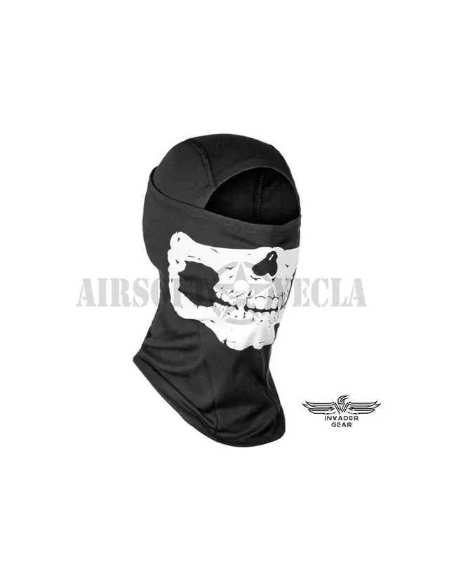 BALACLAVA DE CALAVERA - BLACK - INVADER GEAR