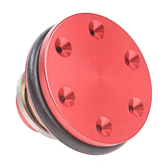 INTERNO CABEZA PISTON AEG SHS SUPER SHOOTER PT0003 ALUMINIO ROJA