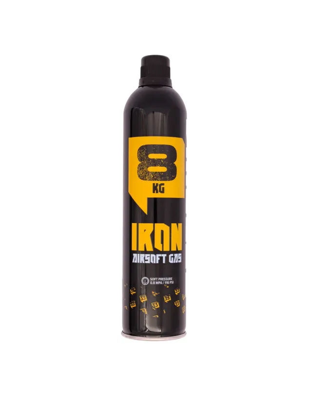Botella gas IRON 8 kg sin silicona 600 ml - Arsenic