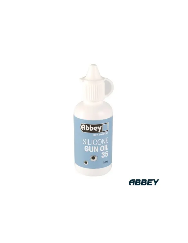 Aceite de silicona para pistola Abbey 35, frasco gotero de 30 ml
