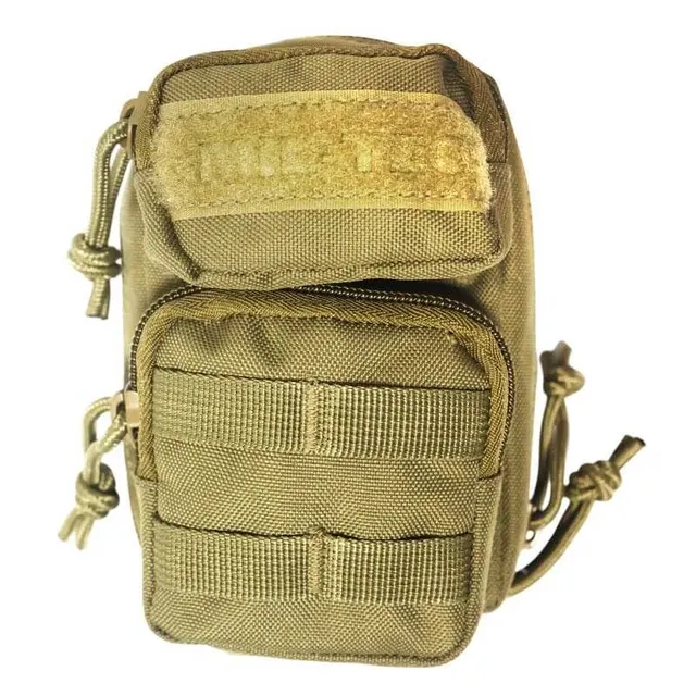 POUCH MULTIUSOS MIL-TEC MINI C/MOLLE DELANTERO COYOTE