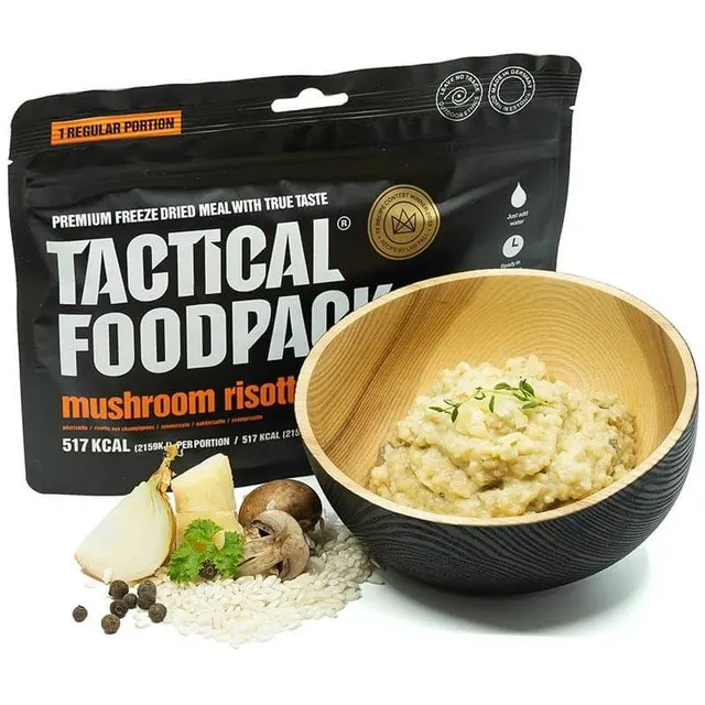 COMIDA TACTICAL FOODPACK RISOTTO DE CHAMPIÑONES (VEGETARIANO)