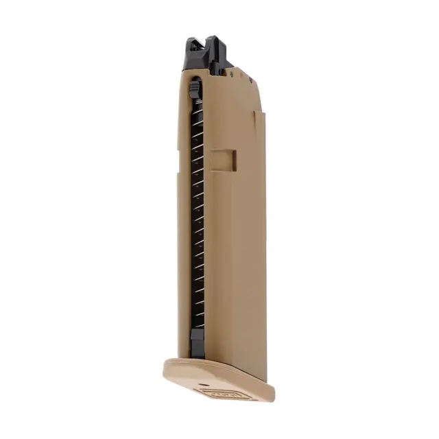 Chargeur Glock 19X gen 5 gaz bbs 6mm Tan