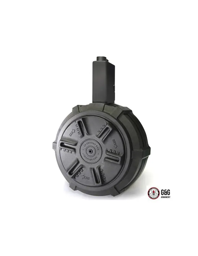 Cargador Drum 1500 Rondas para ARP9 G&G