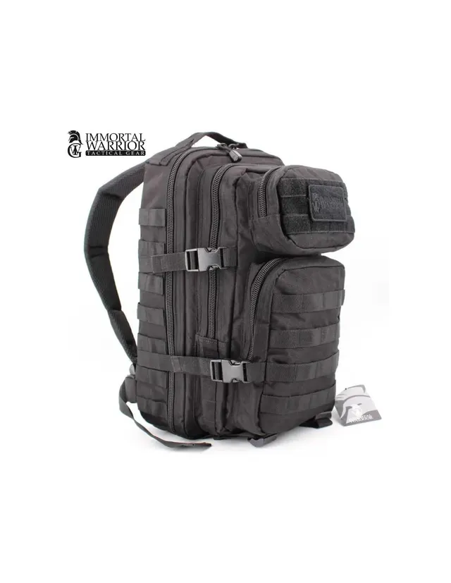 Mochila MOLLE 20L NEGRA – Immortal Warrior